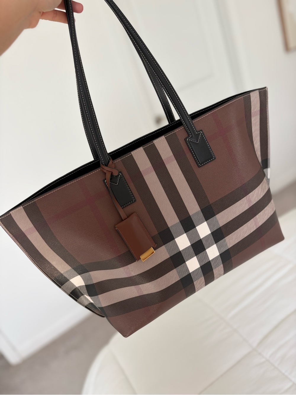Burberry Medium Check Tote